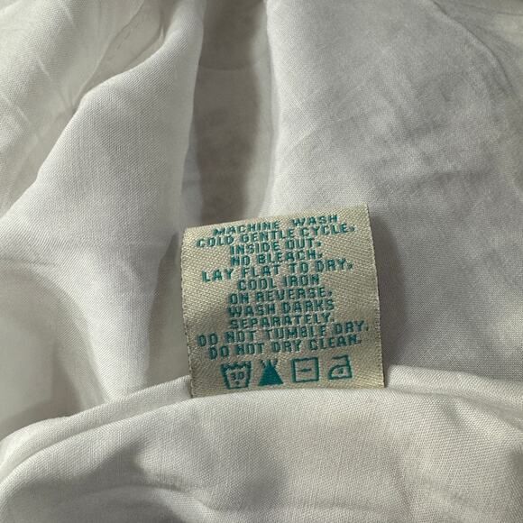 Rockin’ C Large A-Line Dress Floral Sleeveless Shark-Bite Hem Lined Scoop Neck - Picture 10 of 10